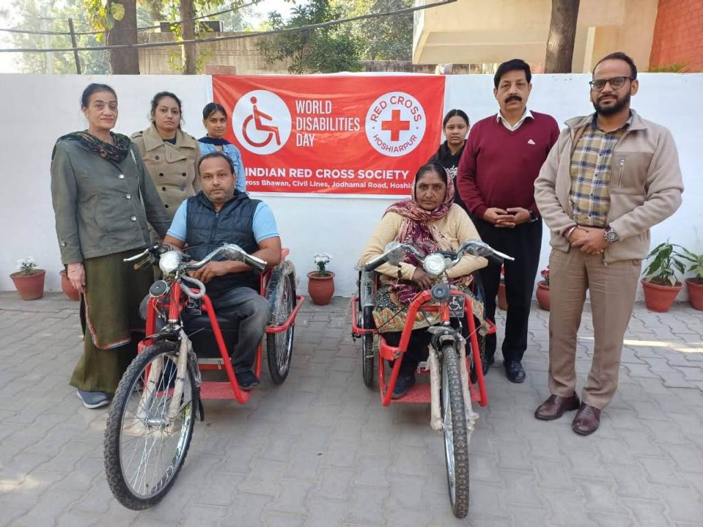 Distribution of eye glasses to special children and motorized tricycles to the differentlyabled on International Day of the Disabled